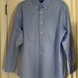 Men’s Nautica Sz XL 17 32/33 blue long sleeved shirt